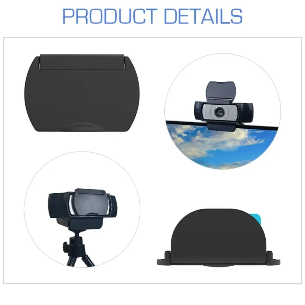 Dustproof Camera Lens Privacy Cover Shutter Hood Webcam Lens Cap for Logitech C1000e 1000s 920 920e 920Pro 922Pro 930c 930e 5