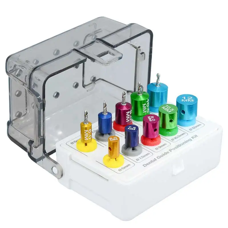 Kit De Tréphines Dentaires Longues 6 Pièces - Acier Inoxydable, Pour Ablation De Couronnes Et Implants