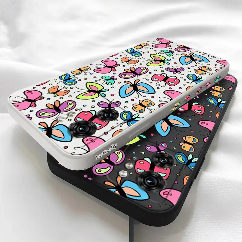 Charming Butterfly Silicone Phone Case - Stylish Protection