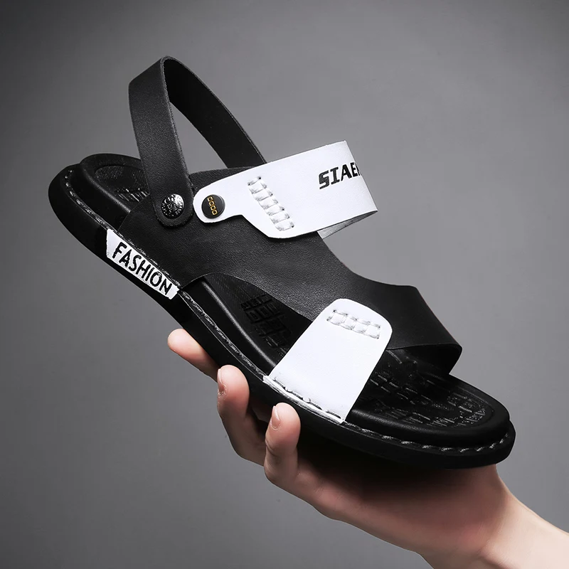 

Men's Sandals Comfortable Casual Outdoor Indoor Lightweight Non-Slip Breathable Summer Quick Drying Sandals for Male