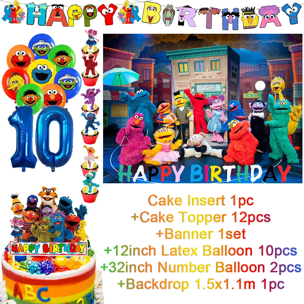 Singen voce animali che cantano geburtstags feier dekoration liefert ballon hintergrund banner kuchen topper junge kind geschenk foto requisiten – Detail 15