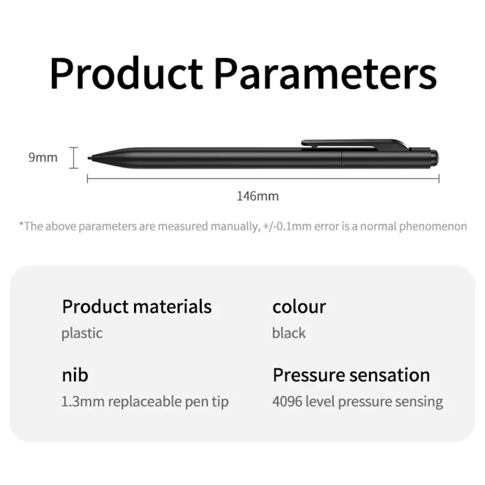 EMR Stylus Pen For Remarkable 2 EMR Digital Pen w/ Eraser Tilt 4096 Screen Touch Pen For Samsung Galaxy/Wacom Tablet Pen