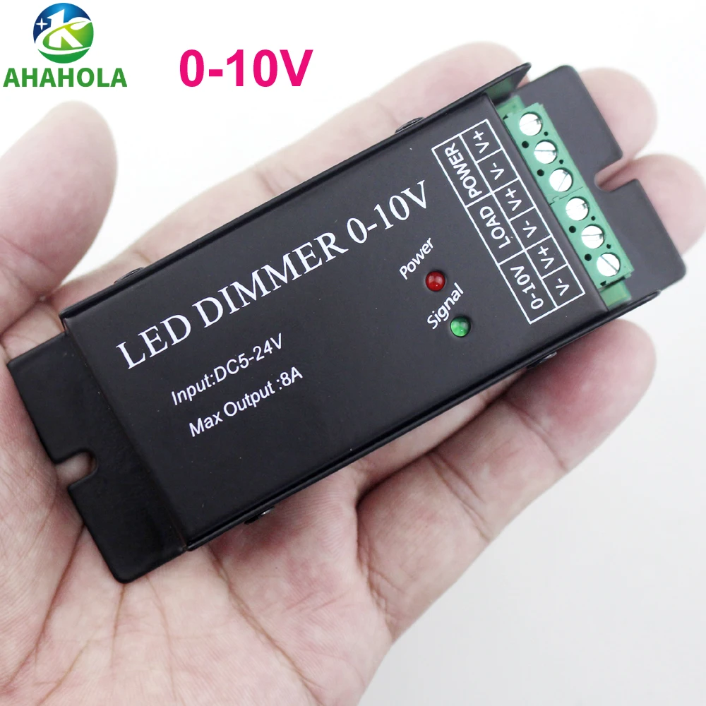 give Kedelig Anmeldelse Led Dimmer 12v 24v Output 0-10v Signal Dimmer Switch Led Controller 12v 24v  Light Dimmer 12 v for Led Lamp