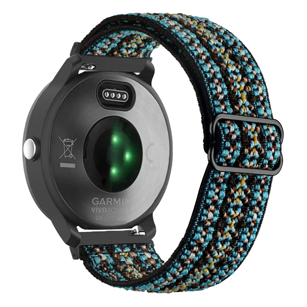 Premium Nylon Elastic Wristband Bracelet for Smartwatches - 20mm/22mm Strap Accessories