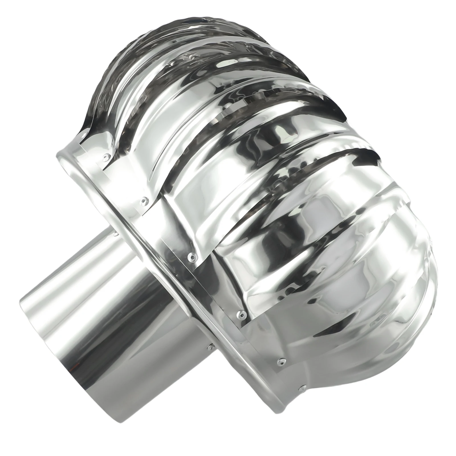 Rotating Chimney Cowl Cap Enhances Air Extraction Protects Flues and Ventilation Pipes Stainless Steel