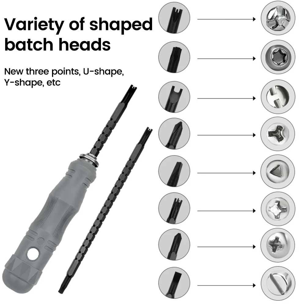 

17 in 1 Magnetic Screwdriver Set Precision Cross Screwdriver Head Double Head Multi Function Kit Repair Hand Tool