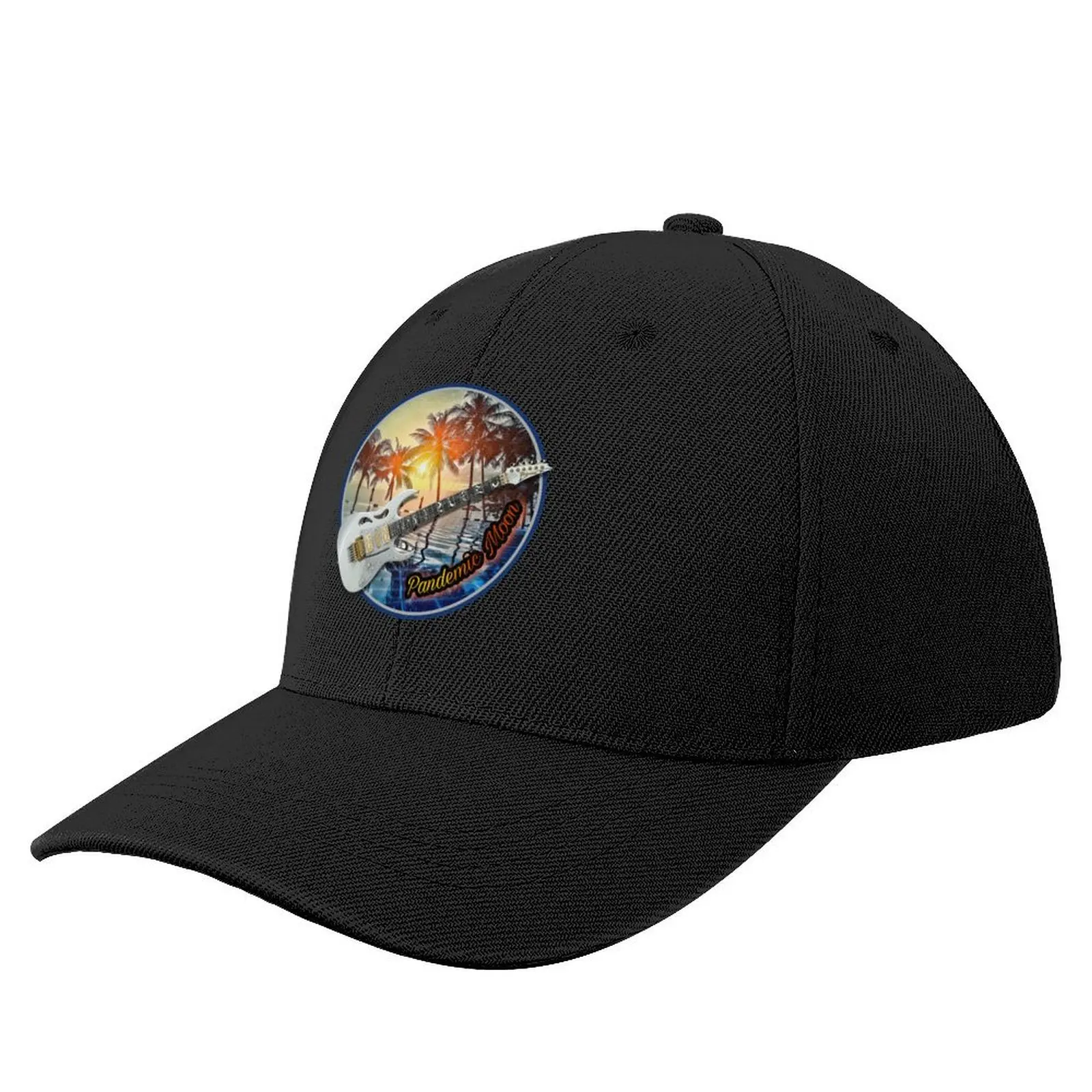 Pandemian Moon- Electric Sunset Underglow Series - Orange Glow Berretto Da Baseball Kids Hat Visor Women'S Beach Men