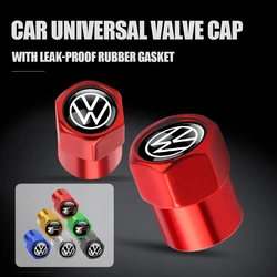 4Pcs 3D Metal Car Wheel Valve Caps for Volkwagen VW Touran TSI TDI Beetle Scirocco Bora MK4 MK6 MK5 GTI Touareg Polo Tiguan