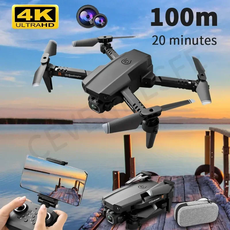 

New Mini Drone XT6 WiFi Fpv Air Pressure Altitude Hold Foldable Quadcopter 4K 1080P HD Camera RC Drone Kid ToyS GIft VS V4