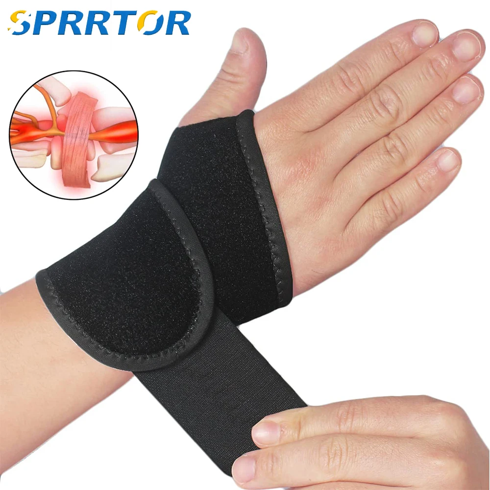 Wrist Support Brace Carpal Tunnel Hand Support Adjustable Wrist Support Arthritis and Tendinitis Joint Pain Relief 1Pcs wrist brace