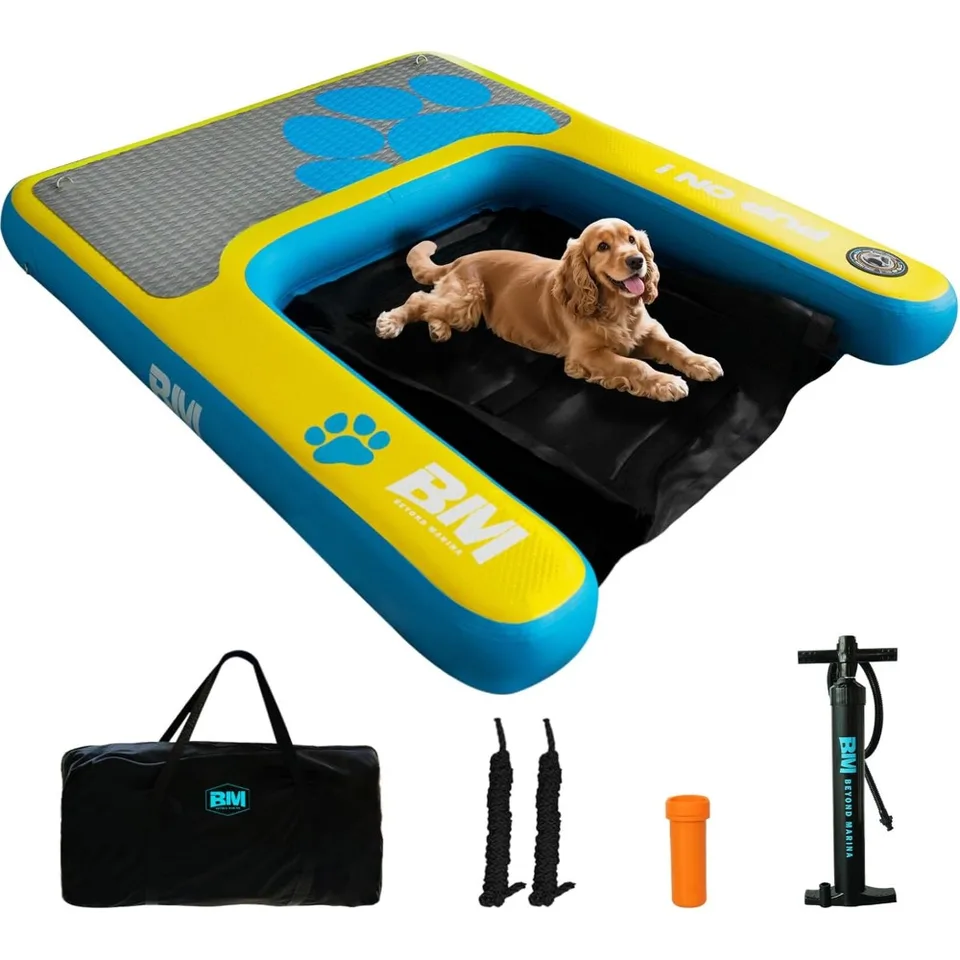 PUP ON Inflatable Dog Water Ramp for Boats and Docks