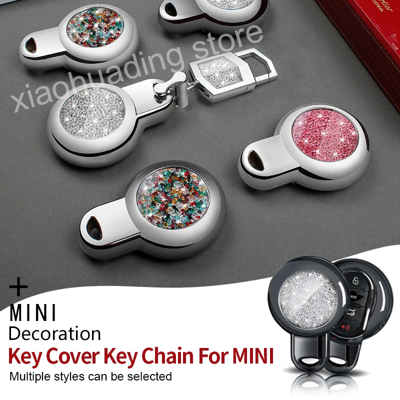 

ABS diamonds Key Cover Case For M Coope r S1 Country J C W club F 56 F 57 F 54 F 55 F 60 Keychain Car Styling Accessories