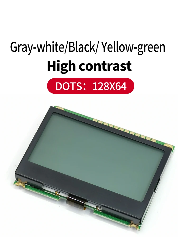 SOR12864-A1 12PIN ST7567 12864 COG Dot Matrix Screen 128x64 LCD Module SPI Interface