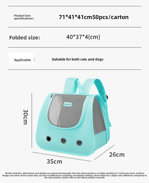 Cat bag hand-held dual shoulder two in one wear-resistant large capacity portable breathable mesh irresistible to cats 6