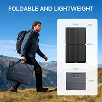 ALLPOWERS SE100 Panneau solaire portable pliable 100W / 200W, chargeur de batterie solaire, alimentation de secours d'urgence en extérieur pour station d'alimentation 7