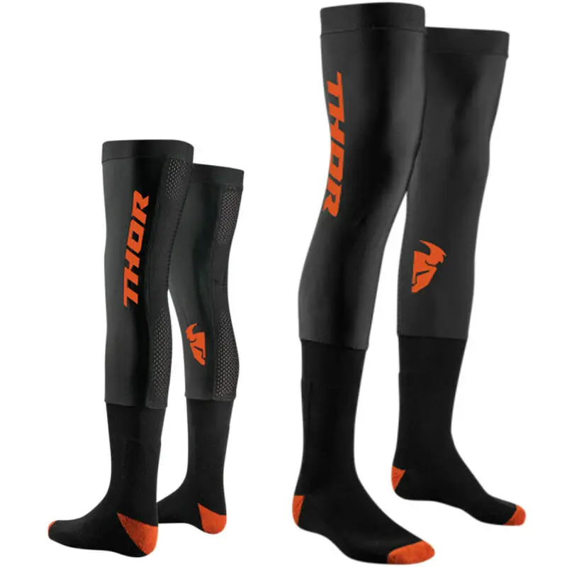 2020 Moto Rcycle Compression Knee Brace Enduro Socks Top Moto Cross Socks Mtb Atv Mx Knee Protection Sport Moto Socks