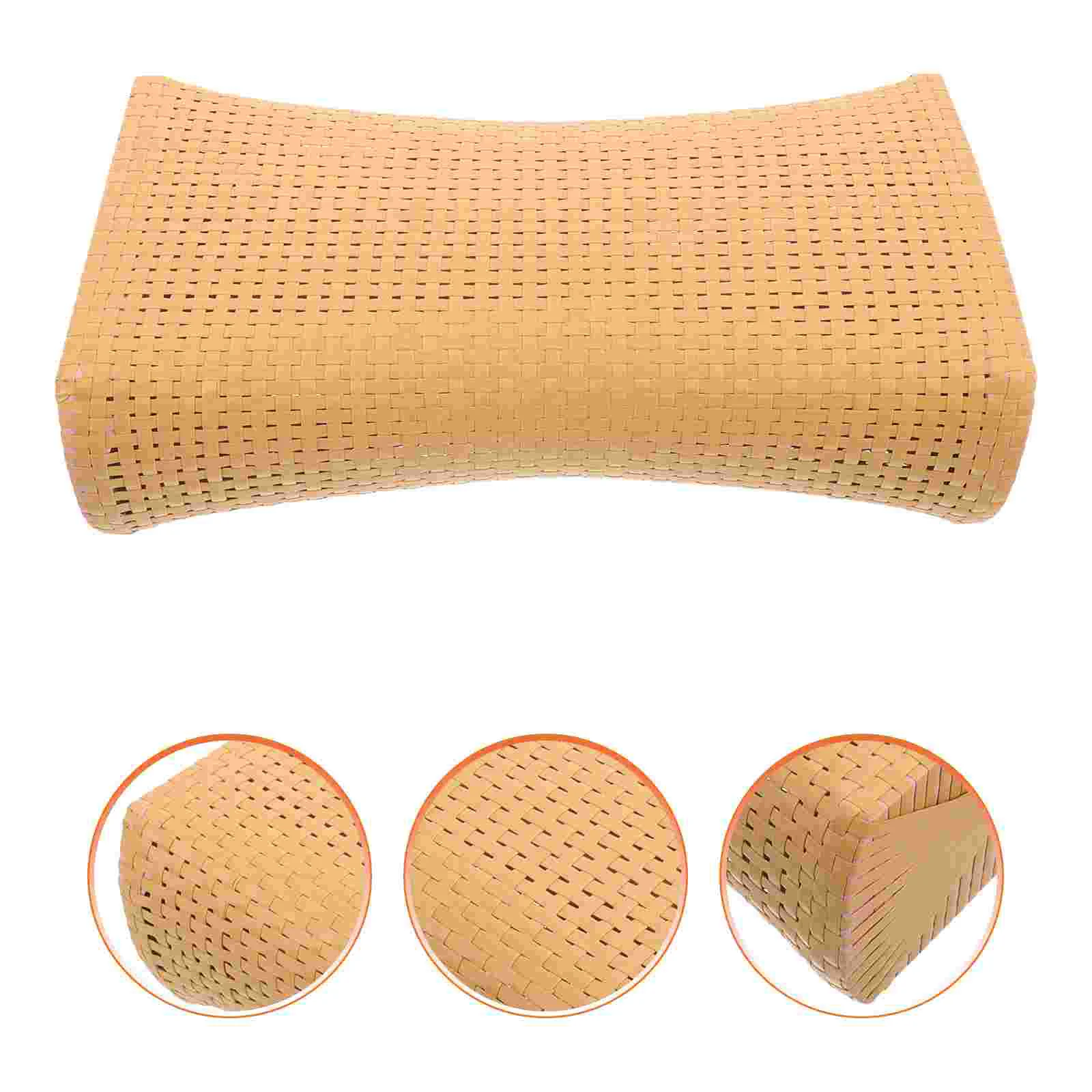 

Sauna Pillow Simulated Rattan Sauna Neck Rest Pillow Sauna Accessories Headrest Relaxing Home Gym Saunas Spa Spas Steam Rooms