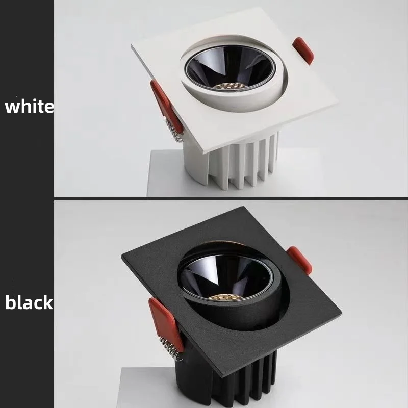 LED Downlight Recessed Dimmable Ceiling Lamp Spot lights COB Anti-Glare for Home Office Store Indoor