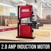 2.8 Amp 9 In. 2-Speed Benchtop Band Saw for Woodworking - BW9501-00 2
