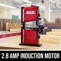 2.8 Amp 9 In. 2-Speed Benchtop Band Saw for Woodworking - BW9501-00 2