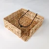 Water Hyacinth Napkin Holder with Weighted Arm Woven Servilletero For Table Wicker Napkin Baskets For Cocktail Paper Napkins 1