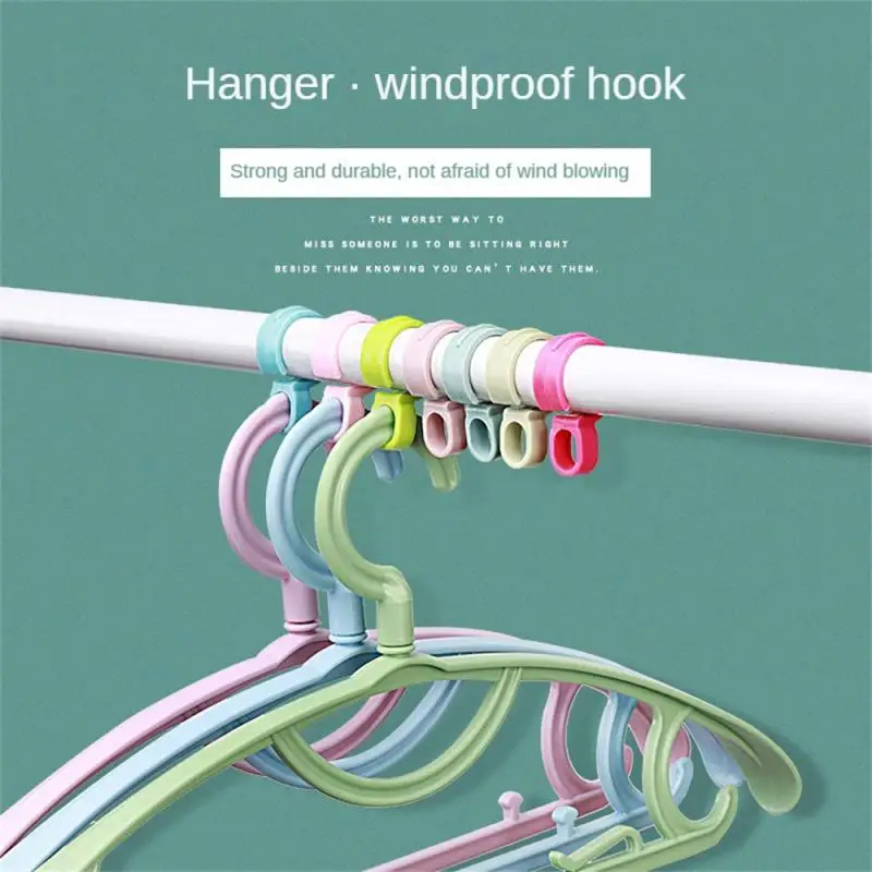 10pcs Household Windproof Clothes Pegs Drying Clothes Hanger Hook Plastic Windproof Fixed Buckle Storage Tool Clothes Pegs 2
