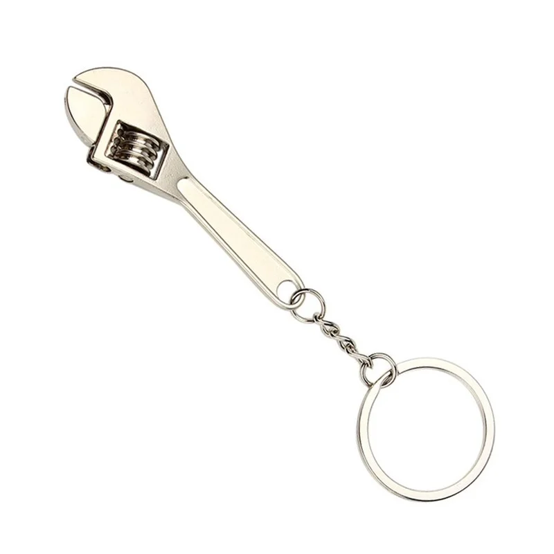 Mini Wrench Keychain Portable Car Metal Adjustable Universal Spanner