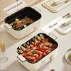 5L Electric Cooker Multi-functional Non-stick Electric Wok Home Large-capacity Hot Pot 2 Gear Temperature Adjust Frying Pan 220V 1