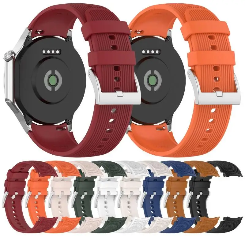 Premium Silicone Replacement Strap for Smartwatches - Versatile and Stylish Bracelet Accessory