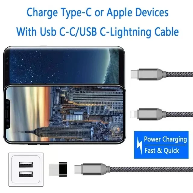 USB To Type C Adapter for Macbook Samsung Xiaomi Huawei iPhone