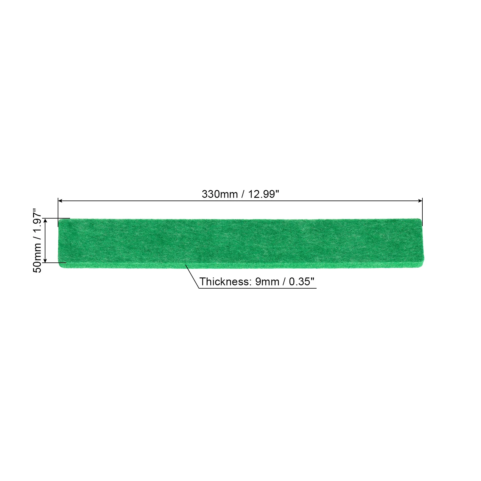 5Pcs Felt Bulletin Board Bar Strip Self Adhesive Wall Pin Bulletin Board with Push Pins for Photos Memos Office Decor Multicolor