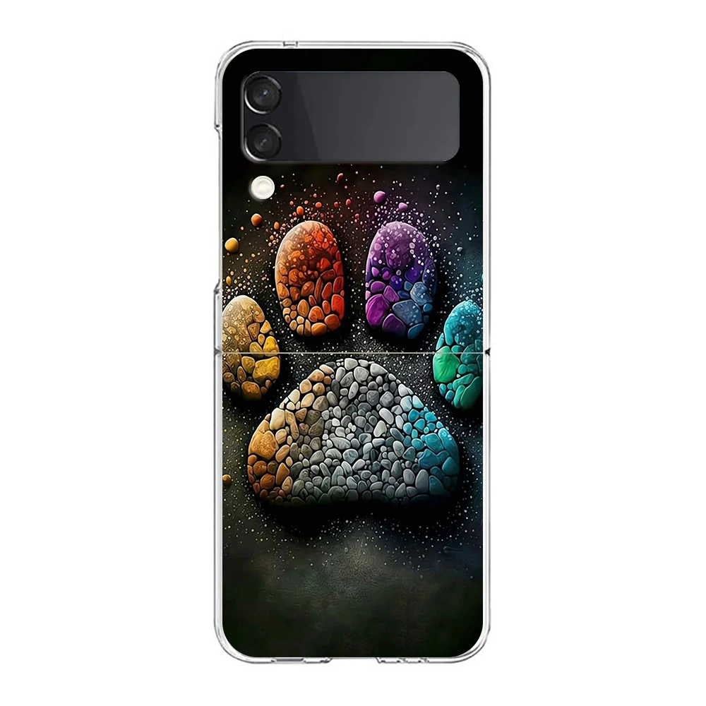 Dog Paw Print Cute Transparent Shockproof Phone Case