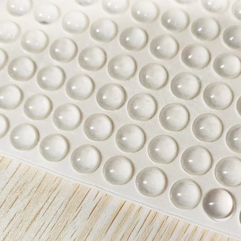 Mini Grain Silencer Sticker Adhesive Buffer Pads Non-Slip Clear Dots Damper Cabinet Silicone Door Stopper Reduce Noise Bumpons