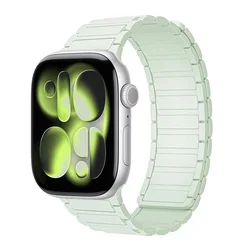 Magnetic Silicone Band for Smartwatch Strap Bracelet (Soft mint)