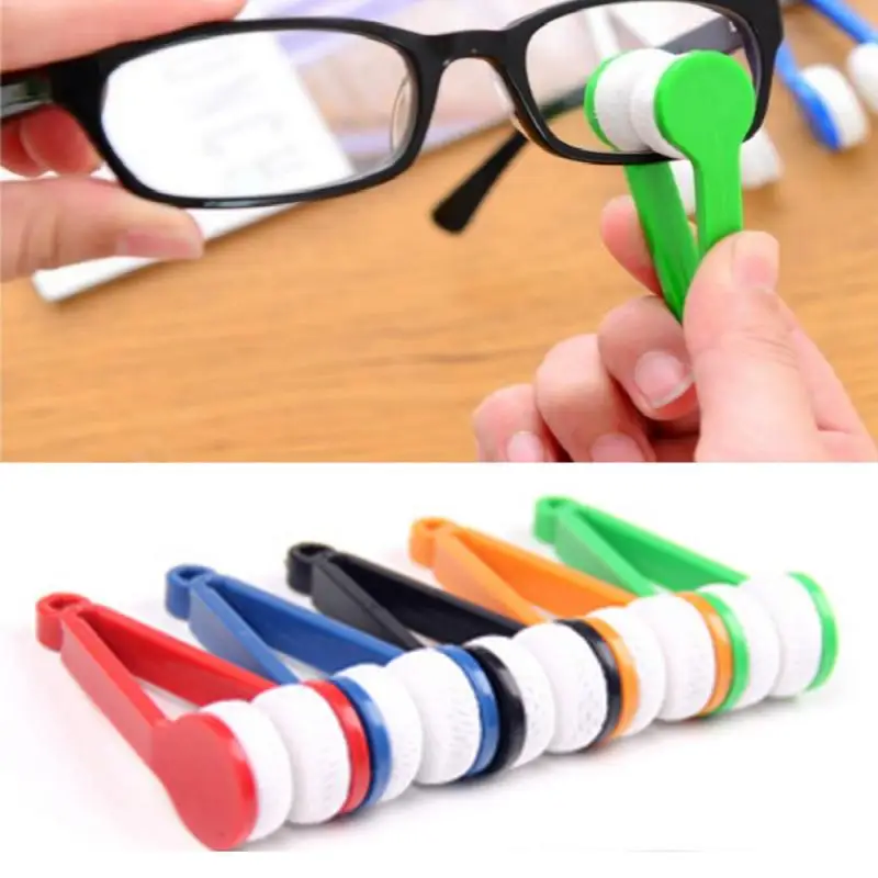 20 Pcs Mini Glasses Cleaner Microfiber Spectacles Cleaner Soft Eyeglass  Brush and Eyeglasses Pouch Sunglasses Cleaning Tool Eyeglass Cleaning Clip  for