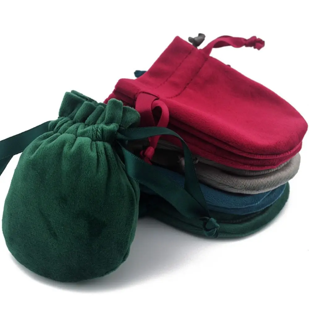 

Портативный бархатный мешок, модный пылезащитный круглый упаковочный мешок, Подарочный мешок для ювелирных изделий