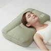 【 Pure Buckwheat Shell Wheat Partition Neck Pillow 】 Natural Herbal Whole Buckwheat Shell Pillow Core Adult Inverted Bow Cervica 6