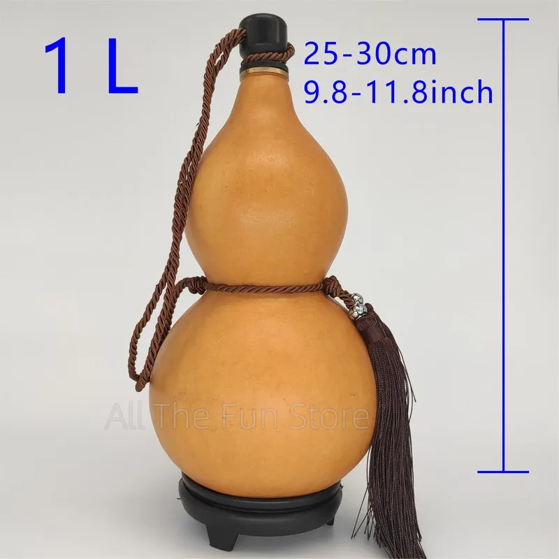 miniature figurine Natural Gourd Water Bottle for Cosplay Hulu Hulou Calabash Home Table Decor Chinese Pumpkin for Drinks Holder Ornament miniature figurine Figurines & Miniatures