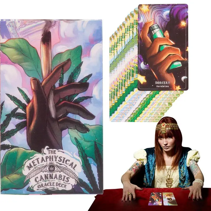 

Card Tarot 78pcs Metaphysical Cannbais Tarot Deck Board Game Card Games Fortune Telling Game Divination Tools 10*6cm