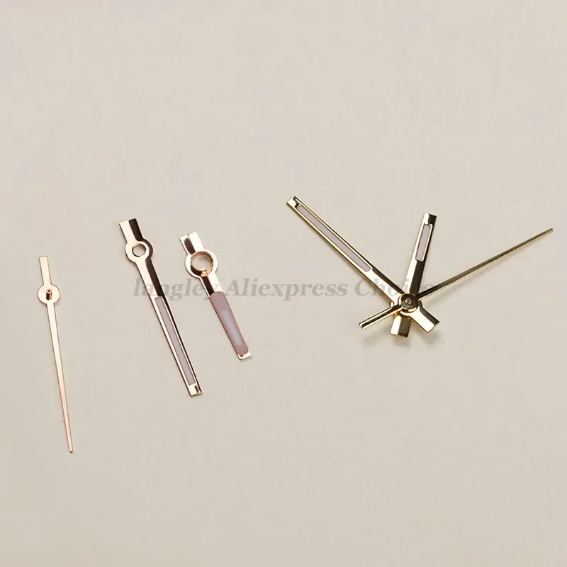 Watch Accessories Modified Watch Hands Green Luminous Logbook Needle Silver Gold Rose Gold for Seiko NH35/NH36/4R/7S Movement