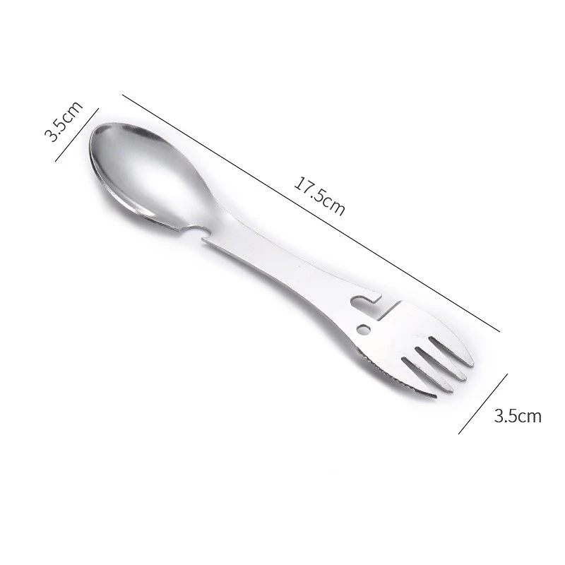 Camping Multi Tool Knife Spoon Outdoor Multi Tool Tableware Outdoor