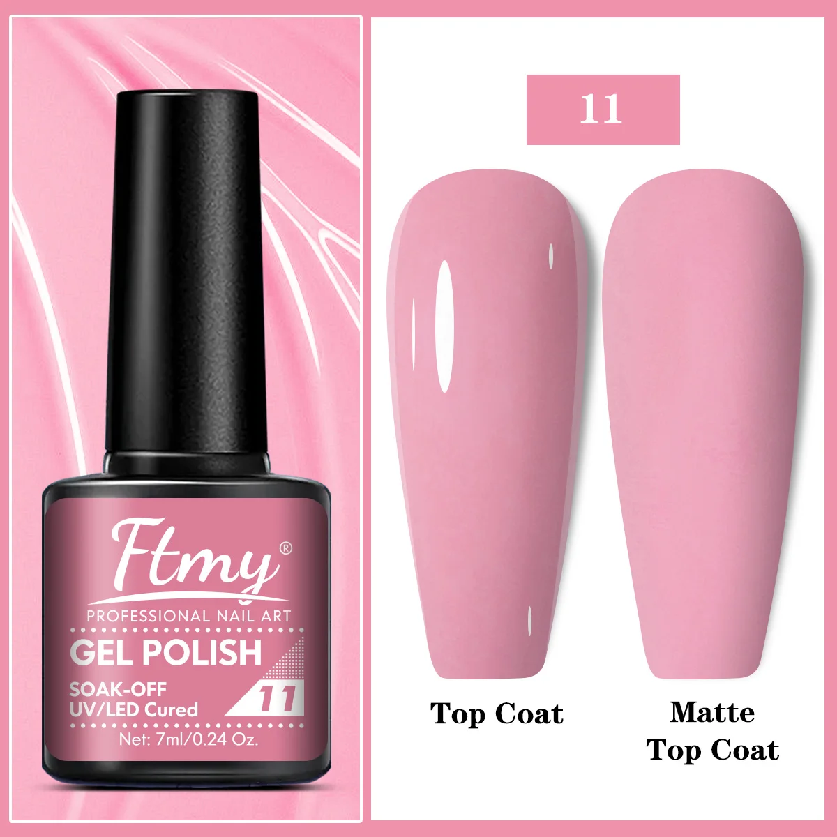 Bright and Vibrant Gel Nail Polish - Ideal for Spring and Summer Manicures - UV/LED Soak Off Varnish