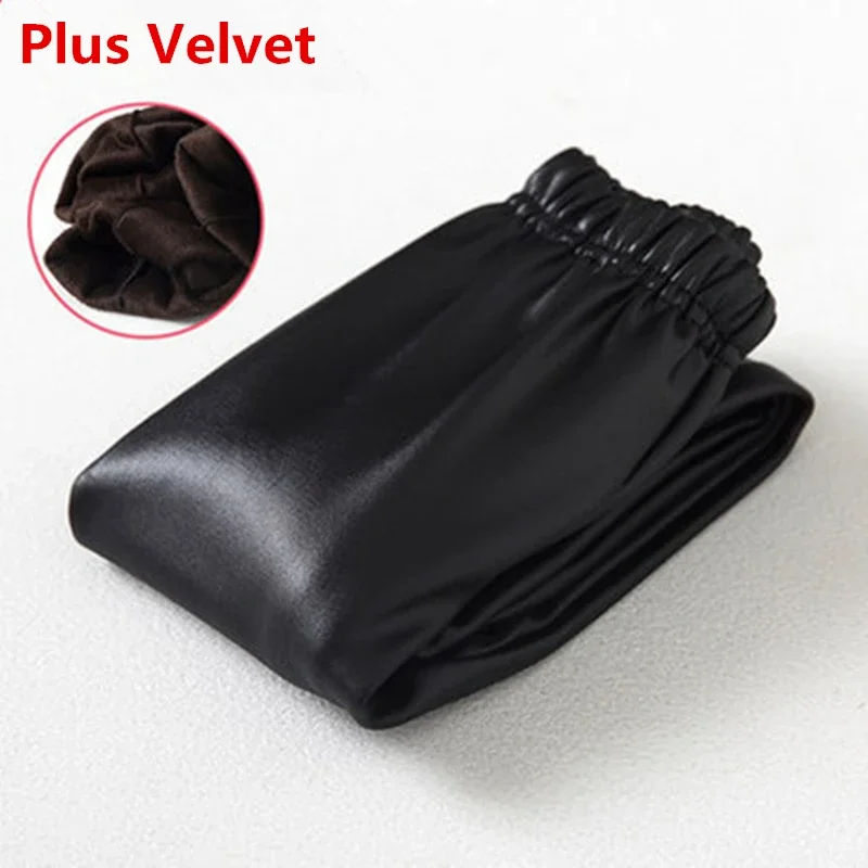 Baby Girls Winter Leather Leggings 3-12 Yrs Solid Skinny Boys Pants Flannel Warm PU Pencil Kids Pants Children Trousers girls pants boys pants kids pants girls trousers