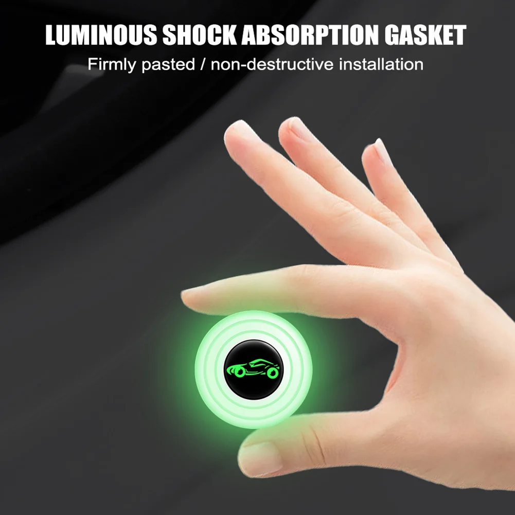 30/20/10PCS Universal Car Door Shock Absorbing Gasket Anti-collision Car  Trunk Sound Insulation Pad Luminous Shock Absorber - AliExpress