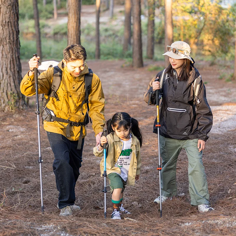 Naturehike Outdoor Walking Stick Aluminum Alloy Alpenstock Telescopic Hiking Trekking Pole Adult Kids Women Men Children trekking pole