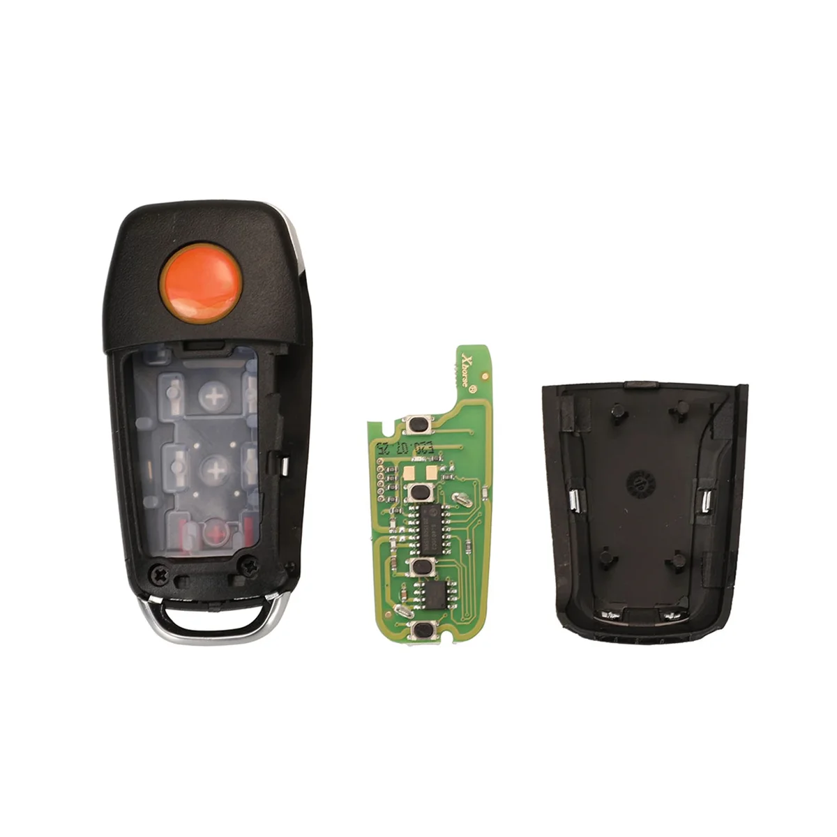 For Xhorse XKFO01EN Universal Wire Remote Key Fob Flip 4 Button for Ford Style for VVDI Key