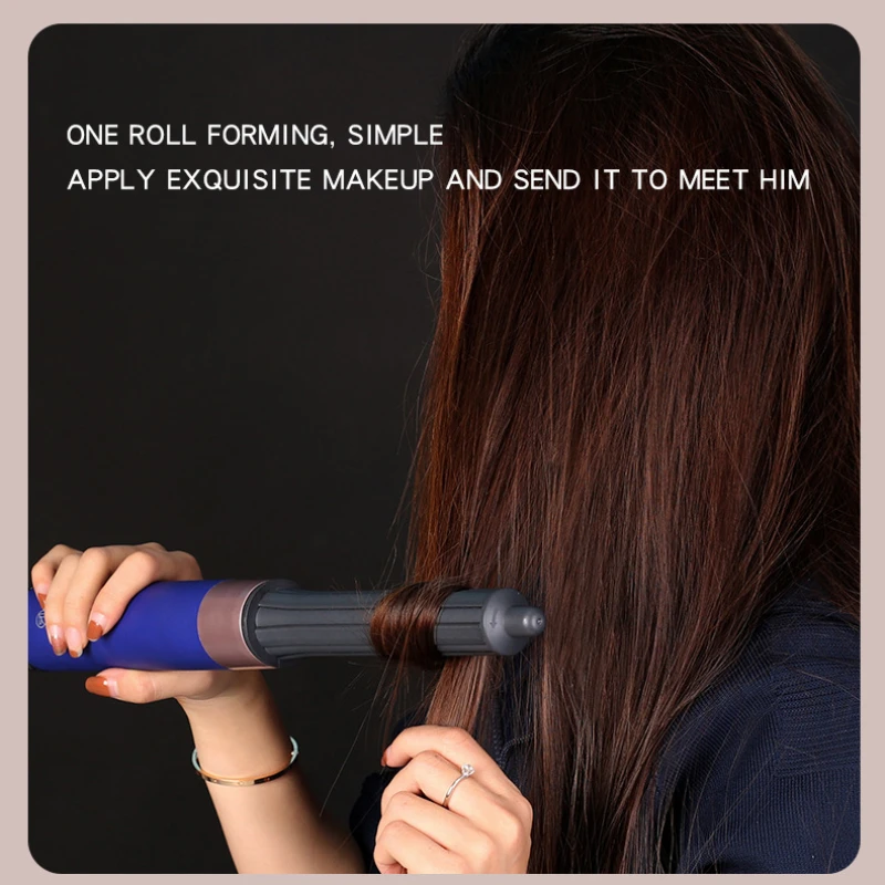 US/UK/EU 5 in 1 Straight Hair Curling Hair Styling Tool Automatic Curling Dryer with Curlers Styling Carrying negative ions