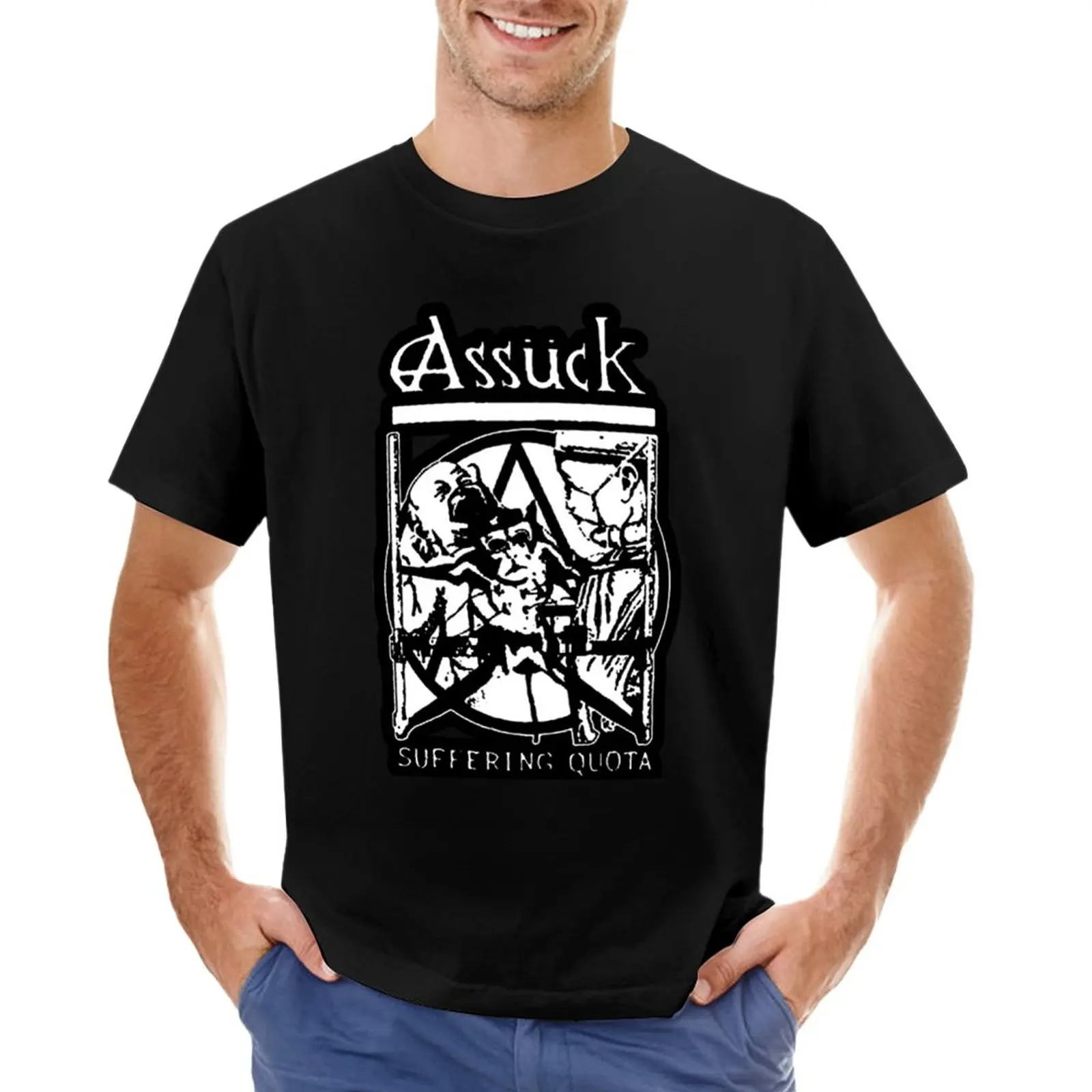 

ASSUCK MUSIC ARTWORK T-Shirt heavyweights new edition anime clothes summer tops mens graphic t-shirts anime