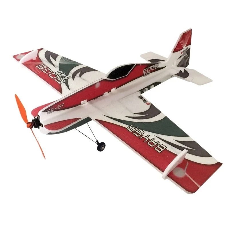 Cockpit ouvert de l'avion RC KIT ou PNP rouge et bleu, batterie visible.