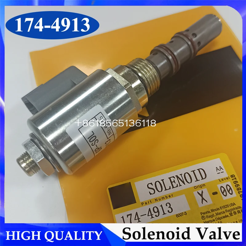 

Excavator Solenoid Valve 174-4913 1744913 for 966G 980G 950G 962G 972G 980H Loader Solenoid Valve